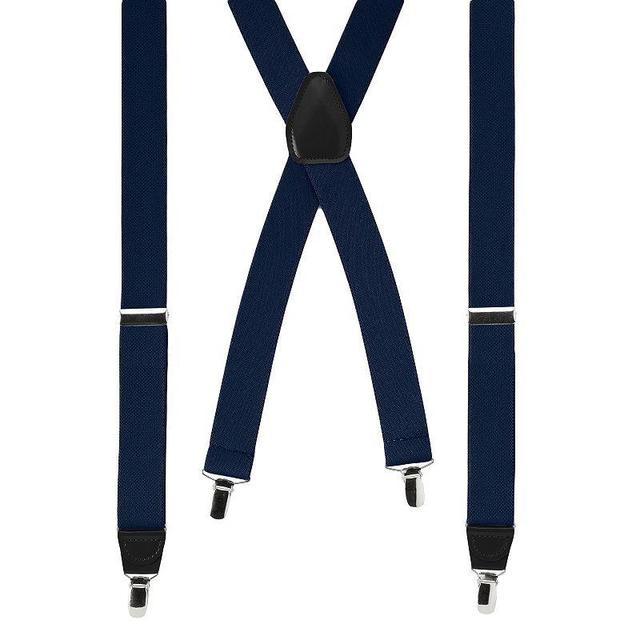 Wembley Solid Stretch Suspenders - Men, Blue Product Image