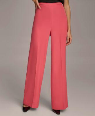 Women's Flat-Front Wide-Leg Pants product image