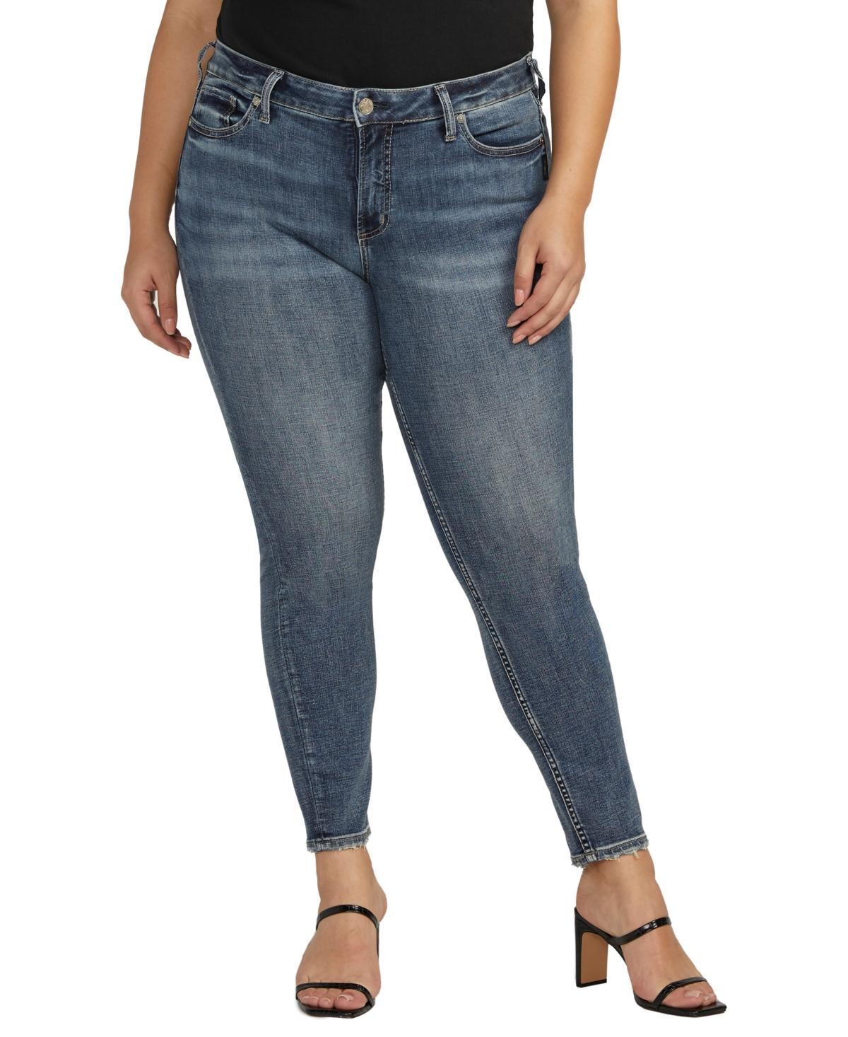 Silver Jeans Co. Plus Size Suki Mid Rise Skinny Leg Jeans Product Image