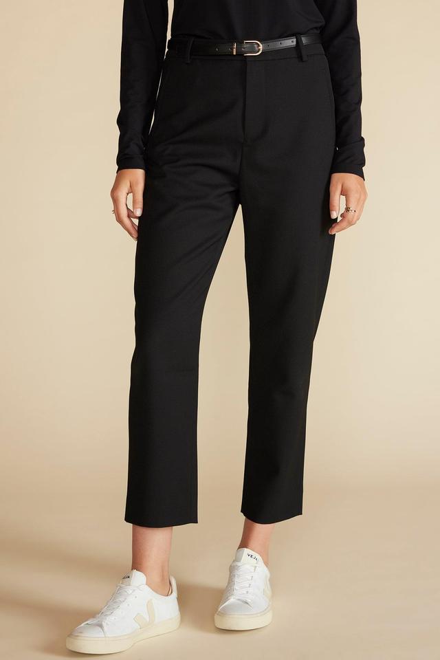 Taper Tailored Ankle Trouser - Black Product Image