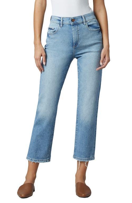 DL1961 Patti High Waist Ankle Straight Leg Jeans Product Image