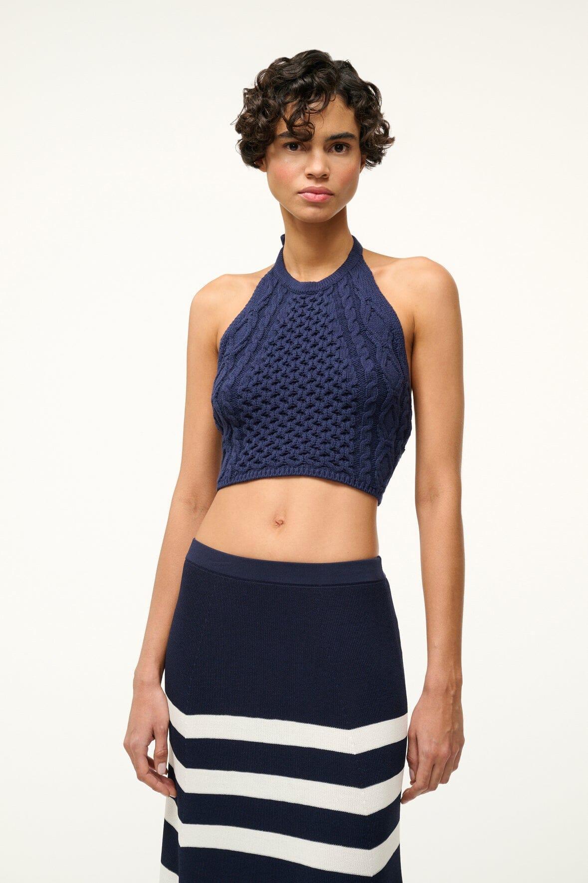 LORI TOP | NAVY Product Image