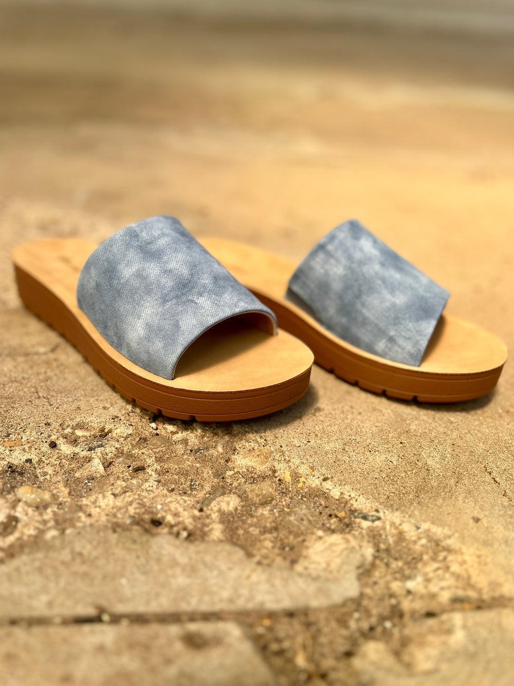 Vera Denim Slides* Product Image