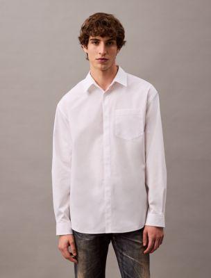 Pocket Cotton Button-Down Shirt Product Image