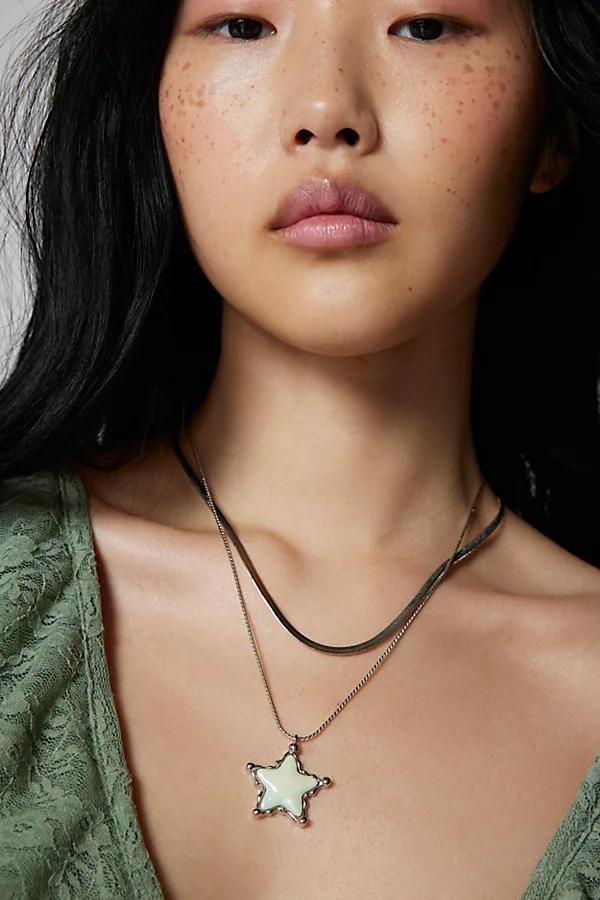 Star Layering Necklace Womens at Urban Outfitters Product Image