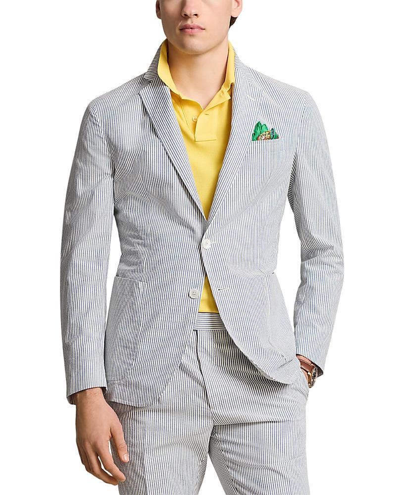 Mens Seersucker Single-Breasted Sport Coat Product Image