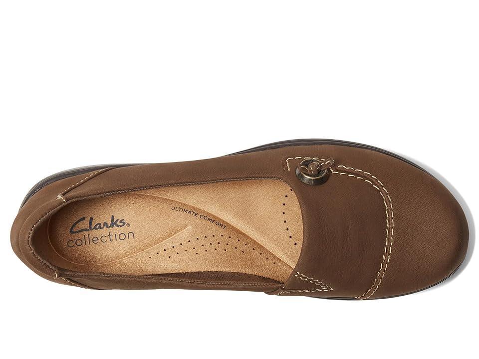 Clarks Womens Carleigh Lulin Round-Toe Slip-On Shoes Product Image