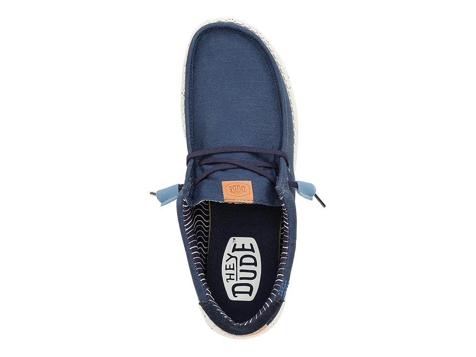 Hey Dude Wally Elevated Basics (Navy/White) Men's Lace-up Boots Product Image