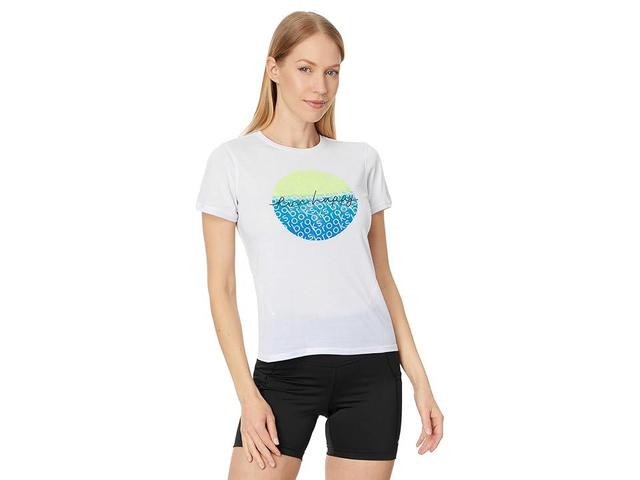 Brooks Distance Short Sleeve 3.0 Run Happy) Women's Clothing Product Image