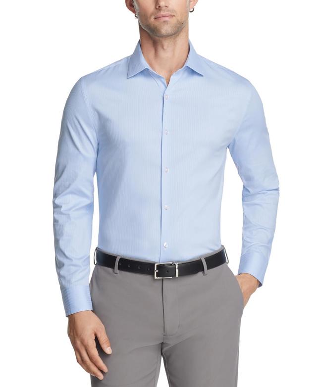 Kenneth Cole Reaction Mens Techni-Cole Slim Fit Flex Stretch Dress Shirt Product Image