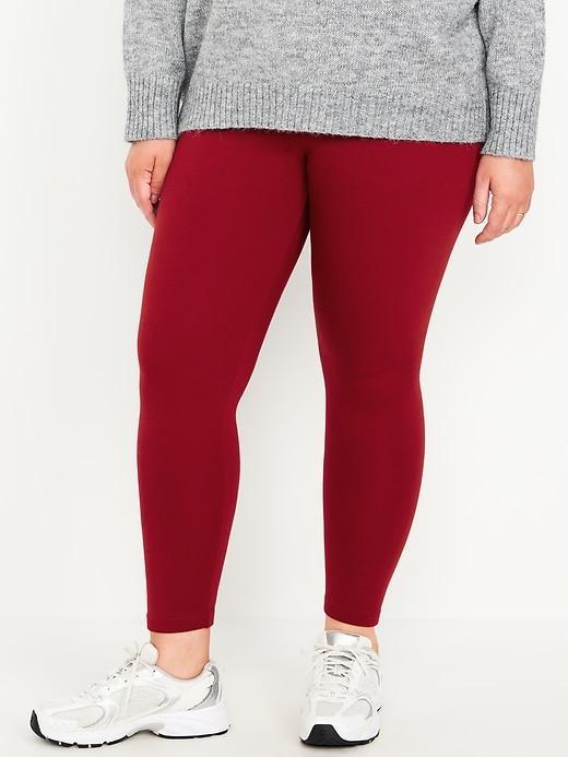 High-Waisted Fleece-Lined Leggings Product Image