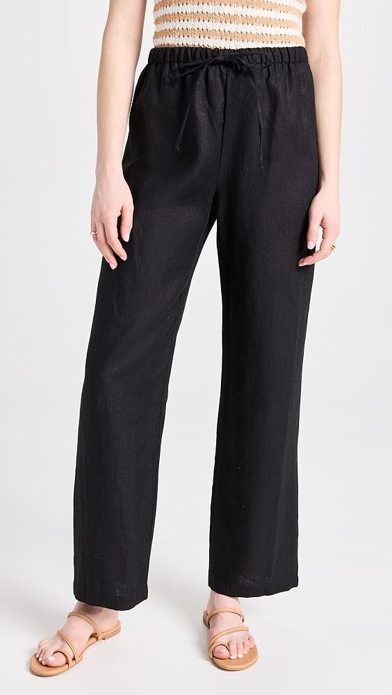 Reformation Olina Mid-Rise Linen Pants | Shopbop Product Image