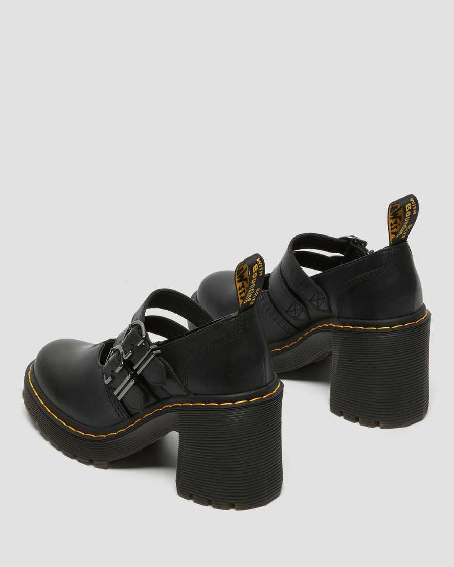 Dr. Martens Evie Sendel Leather Heeled Mary Jane Pumps Product Image