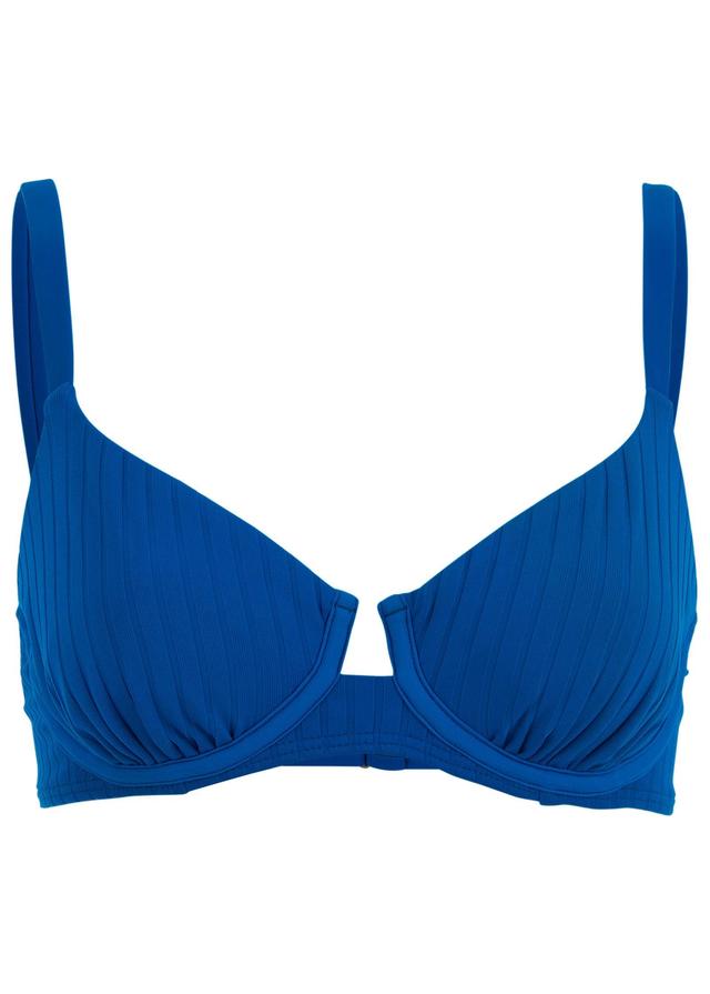 Superrib Underwire Top - Blue Product Image