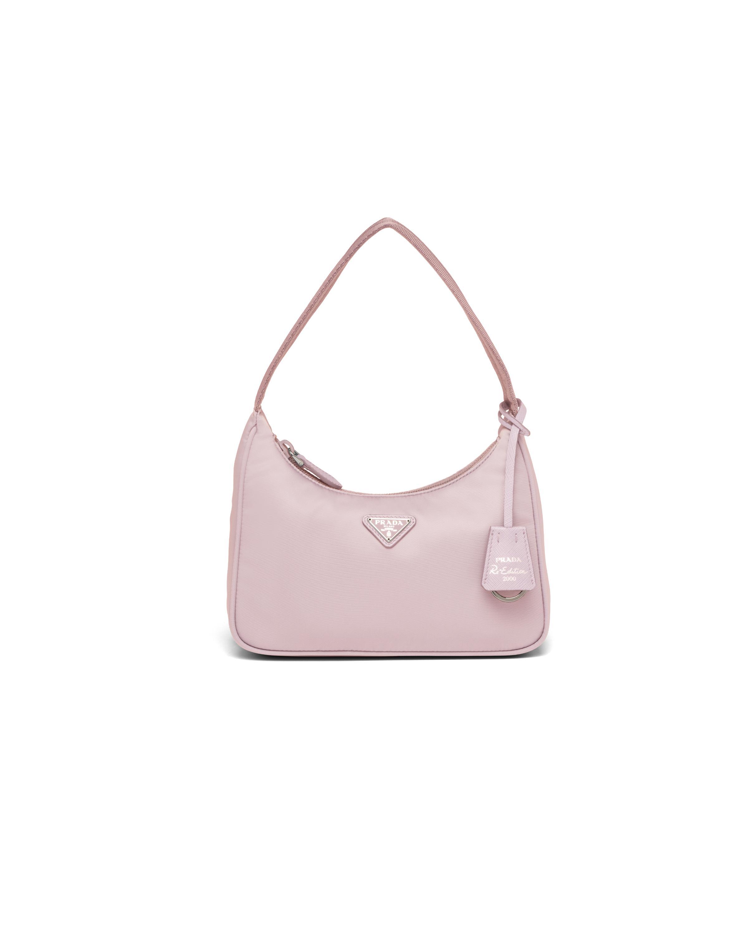 PRADA Women's Re-nylon Re-edition 2000 Mini-bag In Pink Gold Product Image