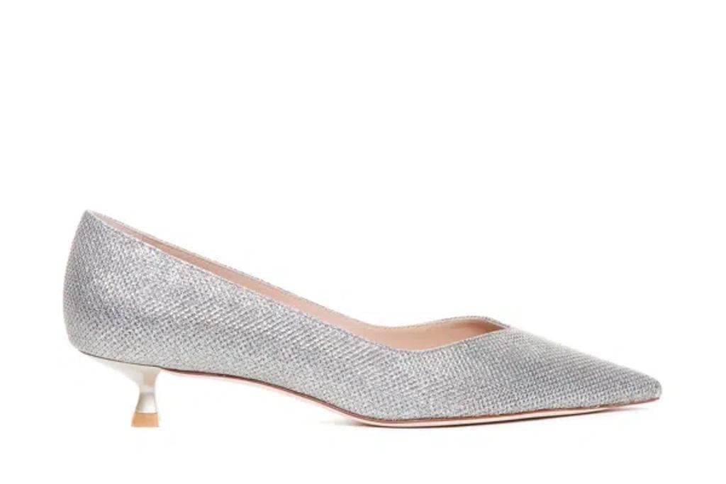 With Heel In Perla Light Gray Product Image