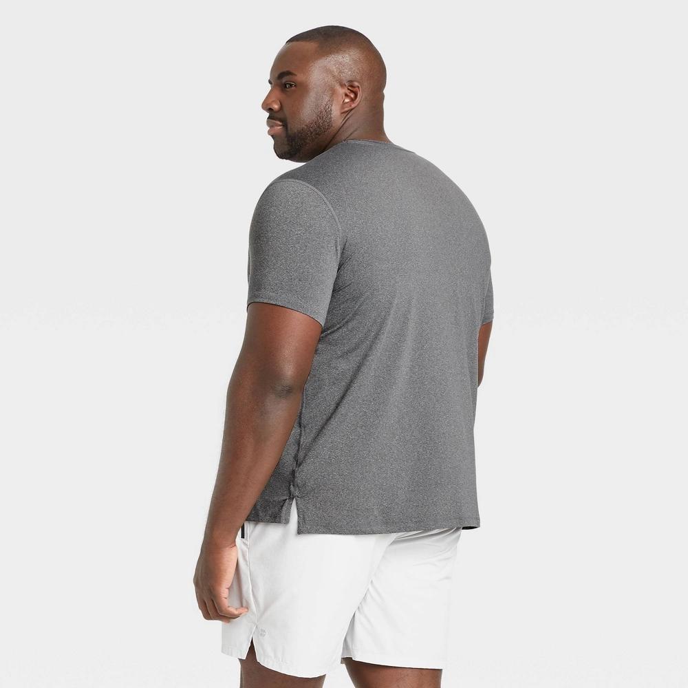 Men's Short Sleeve Performance T-Shirt - All In Motion™ Gray Heather XXL Product Image