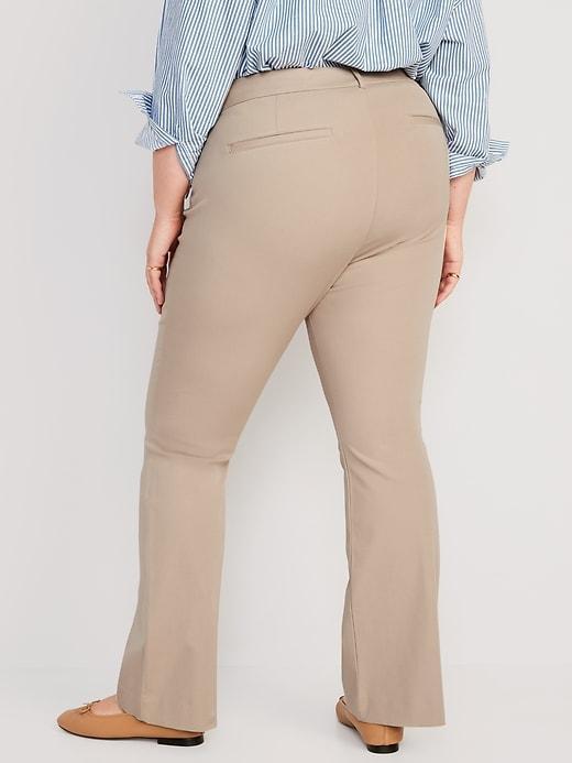 High-Waisted Pixie Flare Pants Product Image