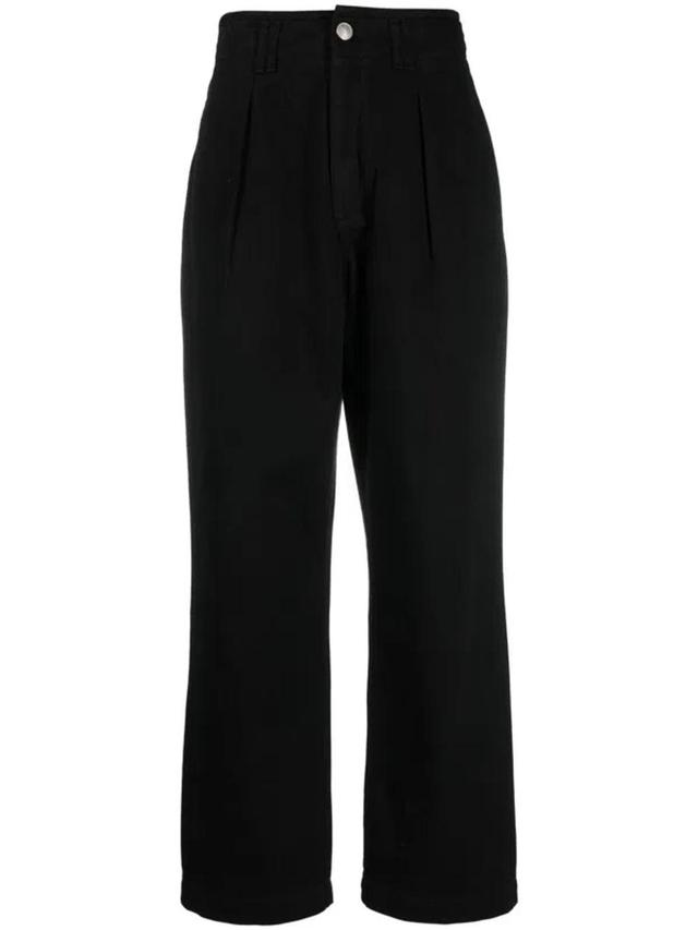 RAG & BONE Nina Black High-rise Ankle Flare Jean Product Image