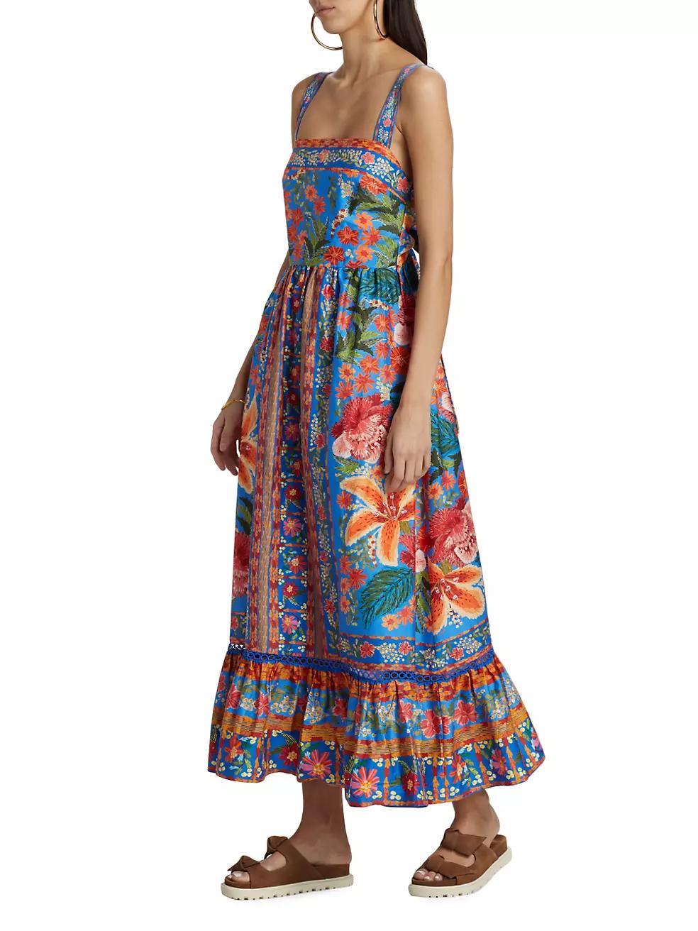 Stitched Garden Tiered Maxi Dress Product Image