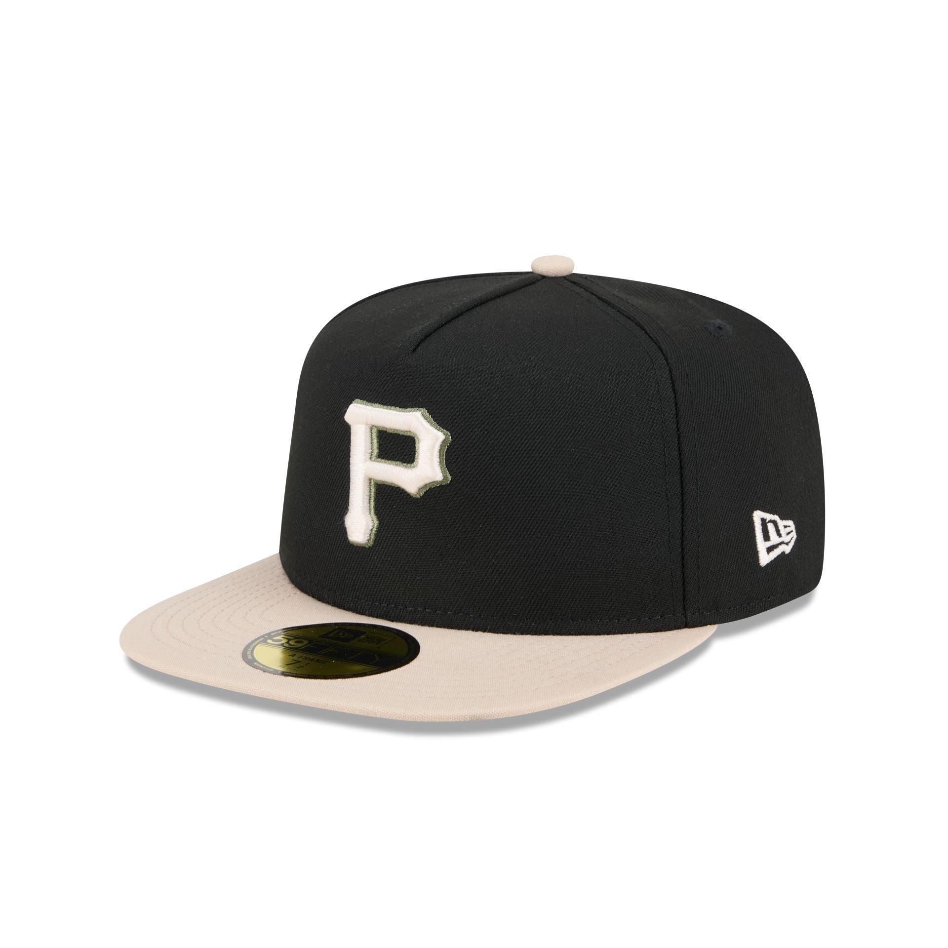 Pittsburgh Pirates Canvas 59FIFTY A-Frame Fitted Hat Male Product Image