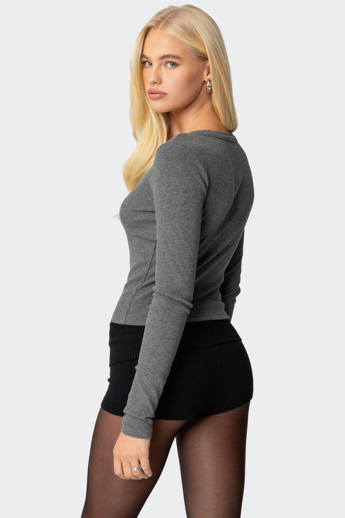 Shilo Ribbed Cardigan Product Image