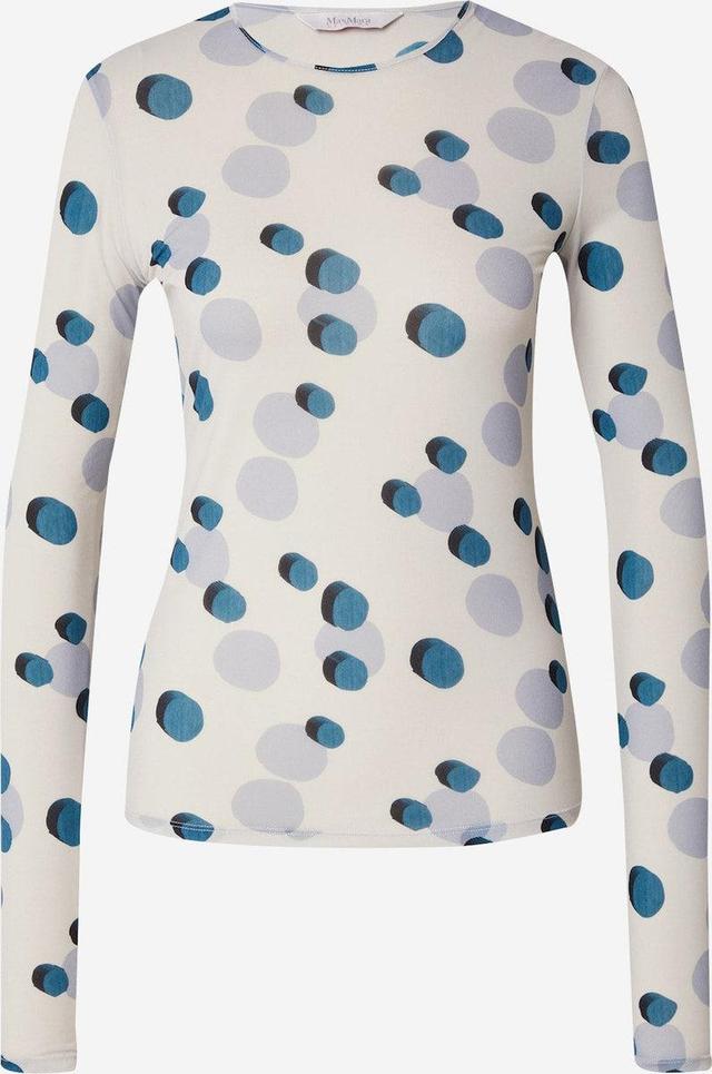 Max Mara Cappa Mesh Dot Long Sleeve Top Product Image