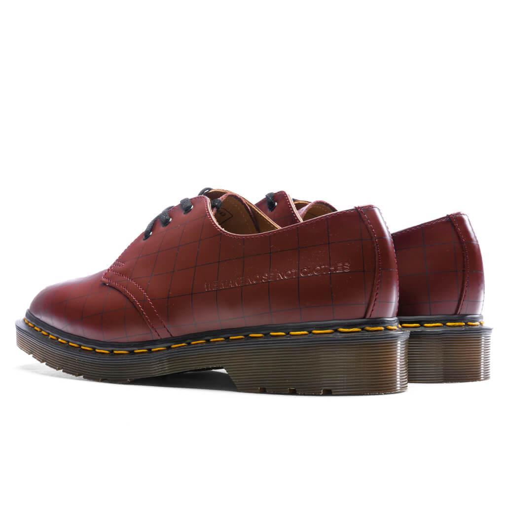 Dr. Martens x Undercover 1461 Check Smooth - Cherry Red Male Product Image