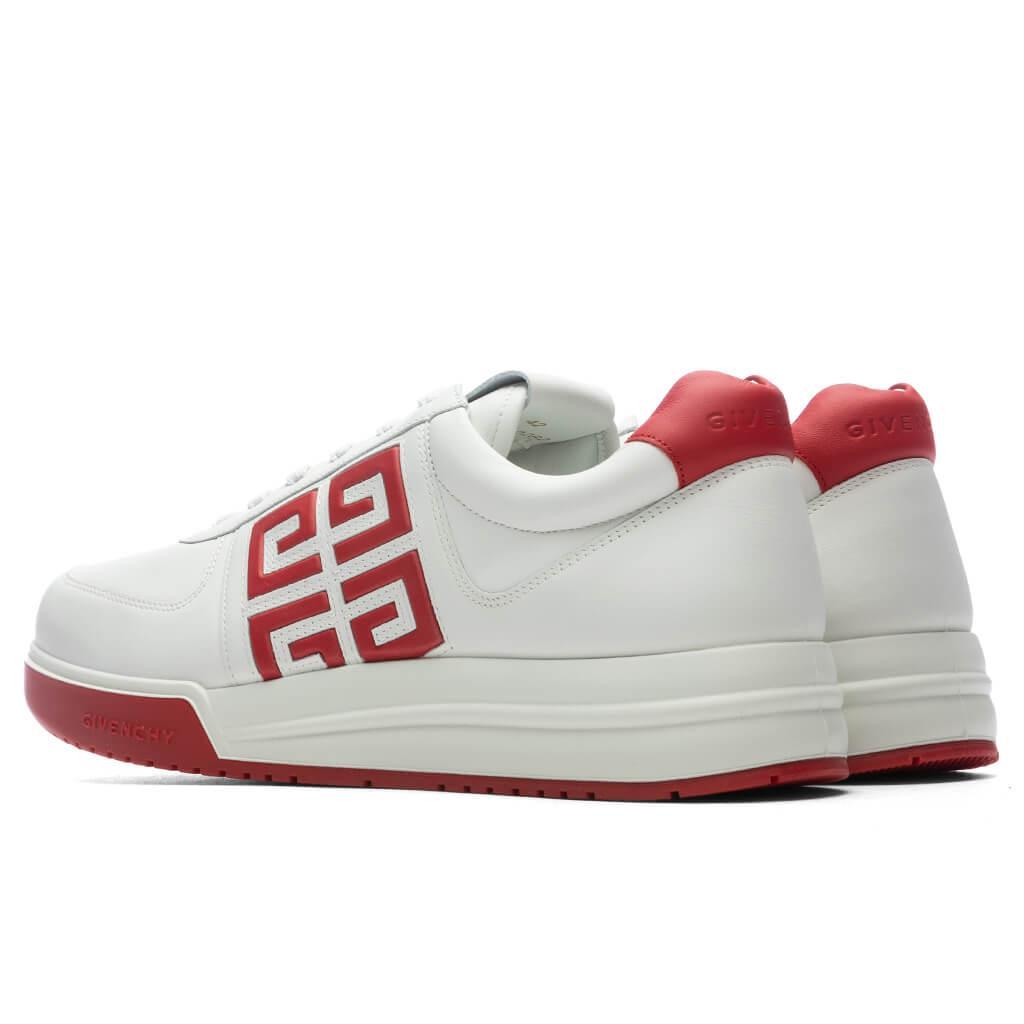 G4 Low Sneakers - White/Red Male Product Image