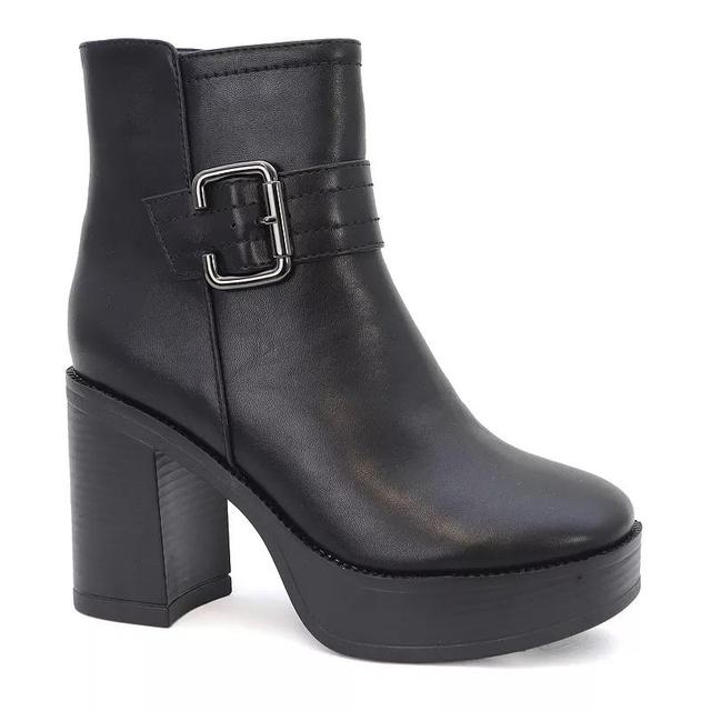 Yoki Yale Short Platform Womens Booties Product Image