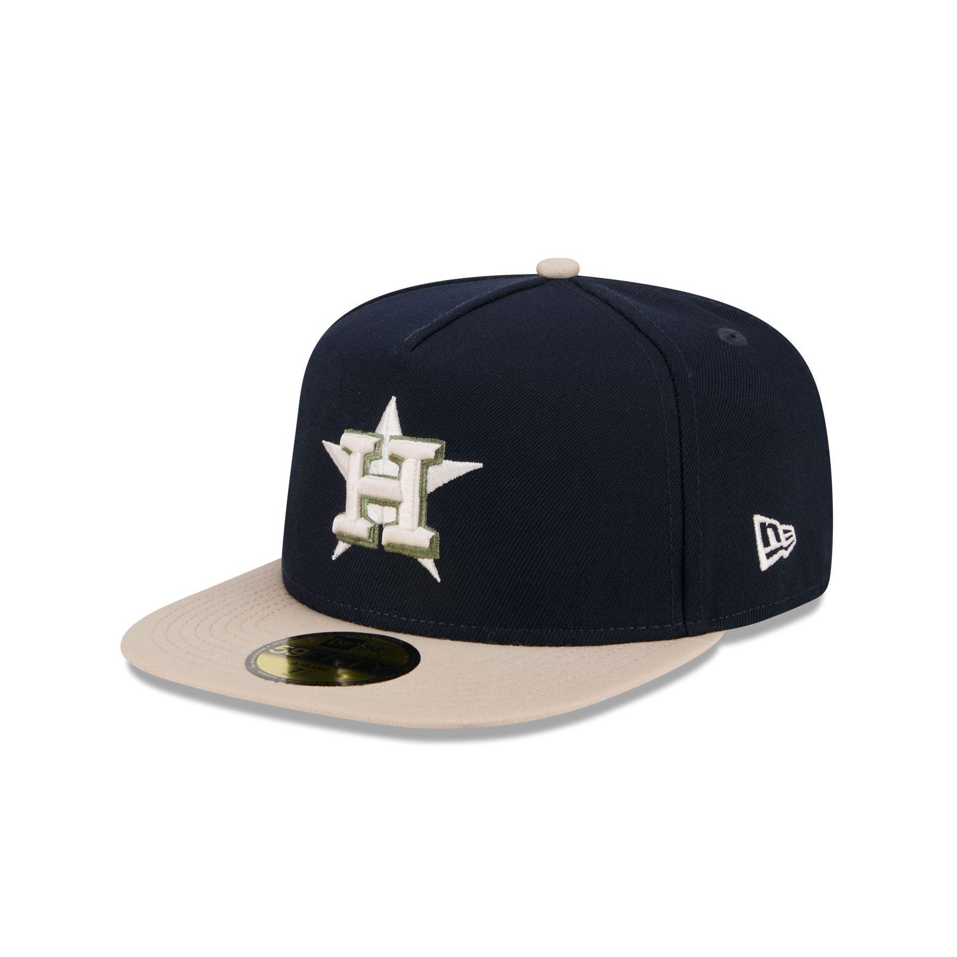 Houston Astros Canvas 59FIFTY A-Frame Fitted Hat Male Product Image