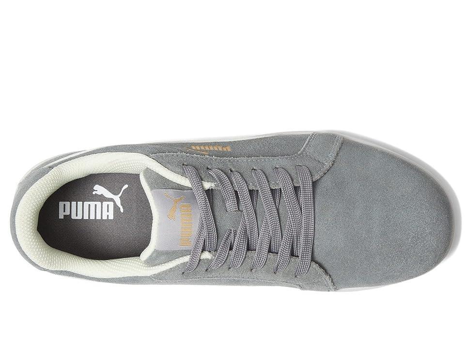 PUMA Safety Iconic Suede Low ASTM SD (Grey/White) Men's Shoes Product Image