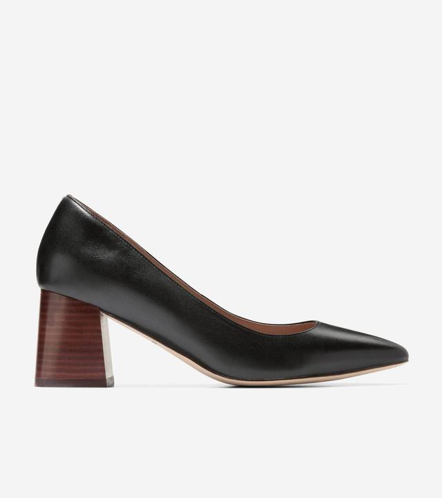 Cole Haan Womens Cassandra Block Heel Pumps - Black Size 6.5 Product Image