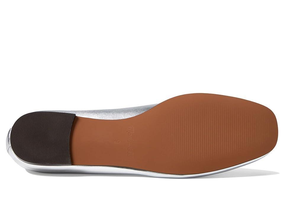 Madewell The Greta Ballet Flat in Metallic Leather Women's Shoes Product Image