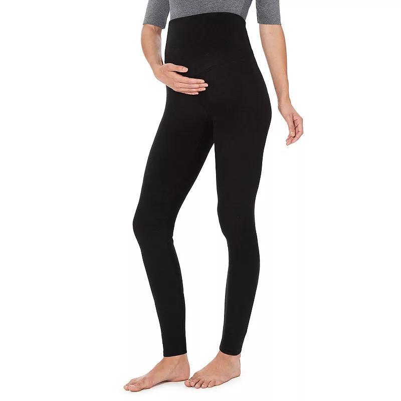 Maternity Cuddl Duds Fleecewear with Stretch Legging, Womens Grey Heather Product Image