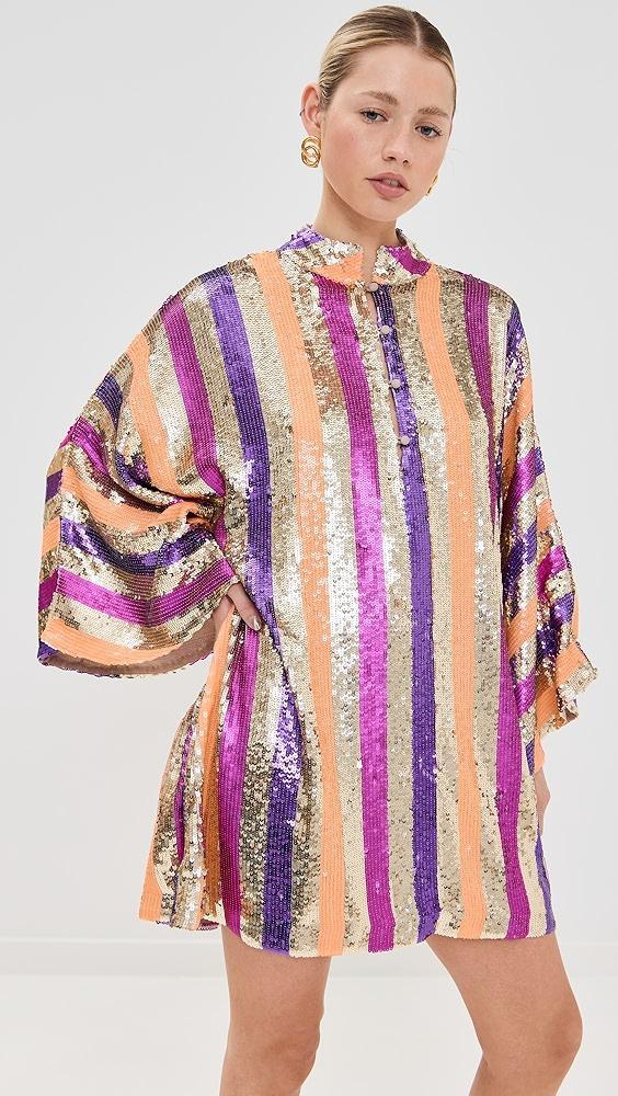 La Vie Style House Cabana Stripe Mini Caftan | Shopbop Product Image