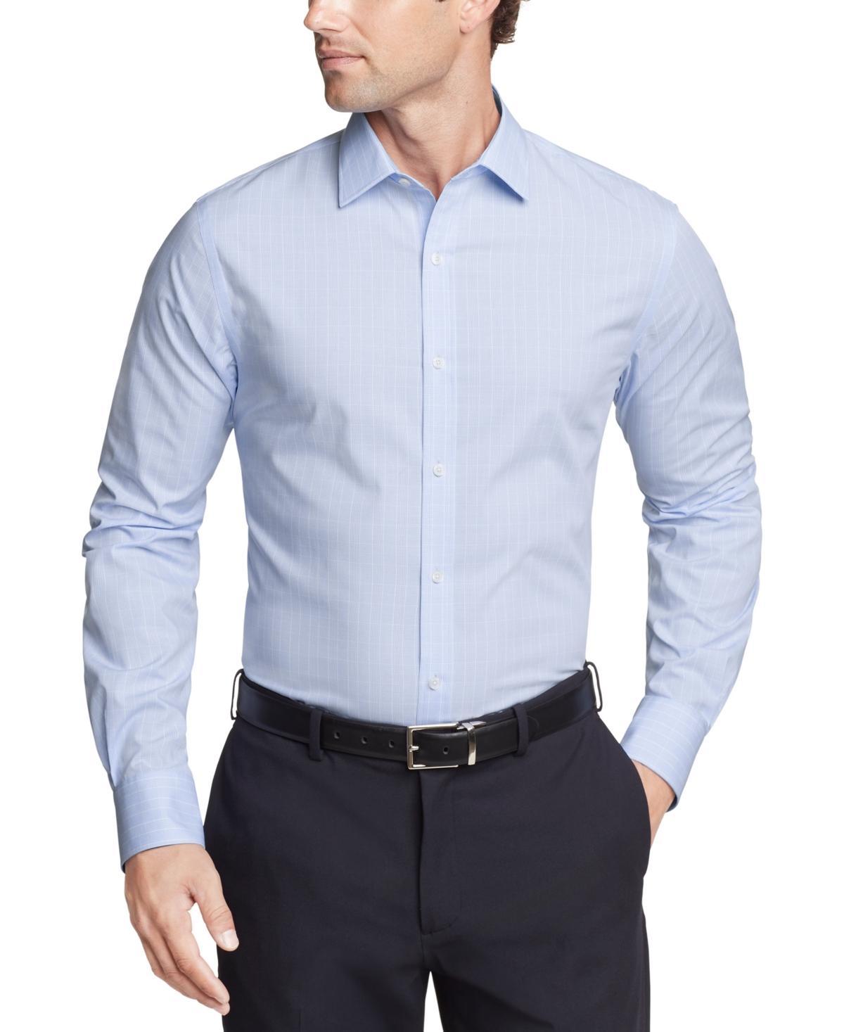 Tommy Hilfiger Mens Th Flex Essentials Wrinkle-Resistant Stretch Slim-Fit Dress Shirt Product Image