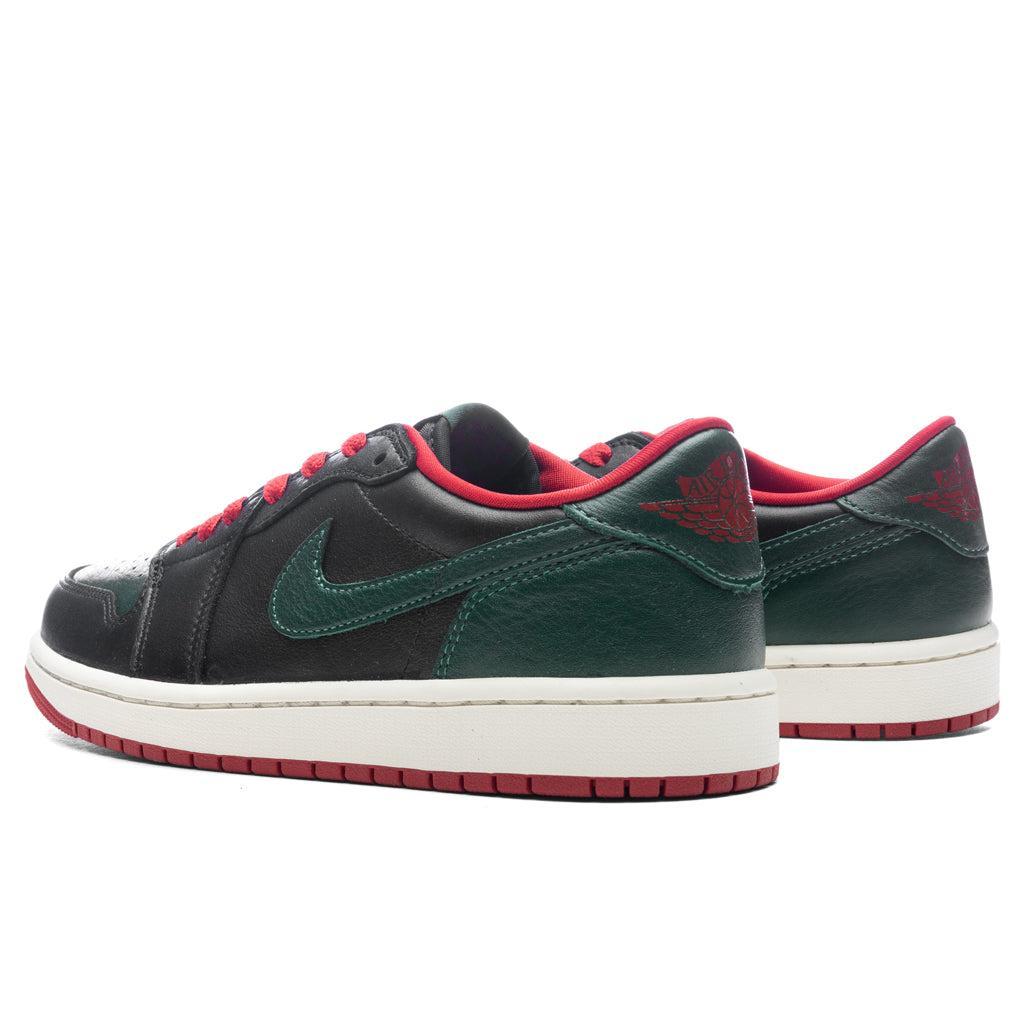 Air Jordan 1 Low OG Women's - Black/Gorge Green/Varsity Red Female Product Image