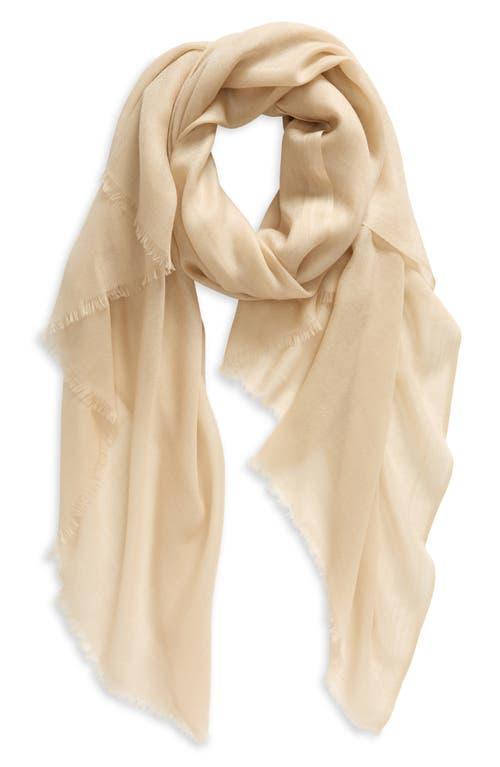 Womens Cashmere Fringed Scarf Product Image