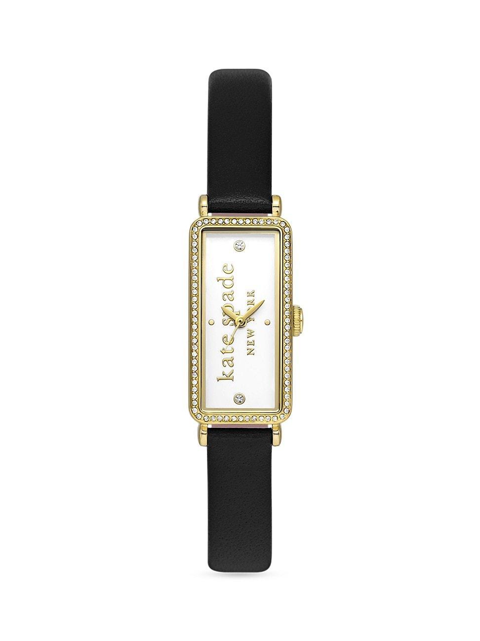 Womens Rosedale Rose-Goldtone Stainless Steel & Cubic Zirconia Bracelet Watch/16MM Product Image