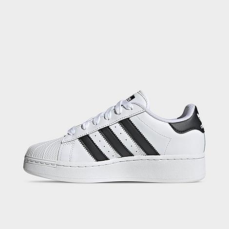 adidas Originals Womens Superstar XLG - Shoes White/Green product image