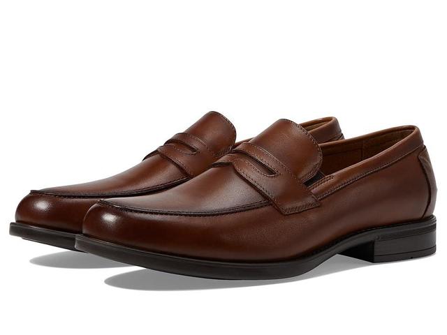 Florsheim Midtown Penny Slip-On (Cognac Smooth) Men's Slip-on Dress Shoes Product Image