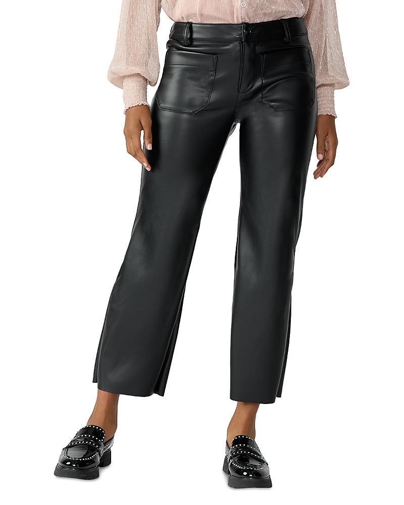 Sanctuary Marine Faux Leather Crop Pants Product Image