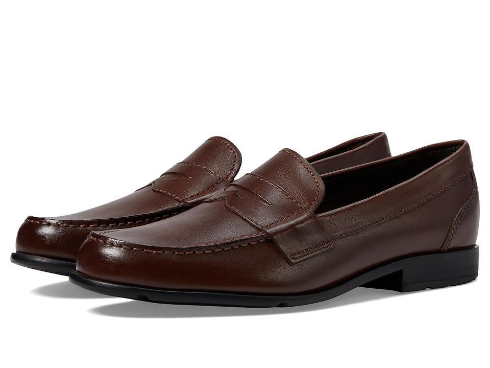 Rockport Classic Loafer Lite Penny (Dark ) Men's Slip-on Dress Shoes Product Image