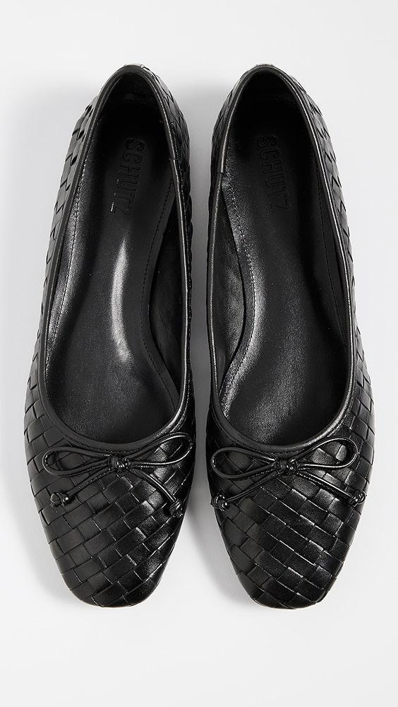 Schutz Arissa Woven Ballet Flats | Shopbop Product Image