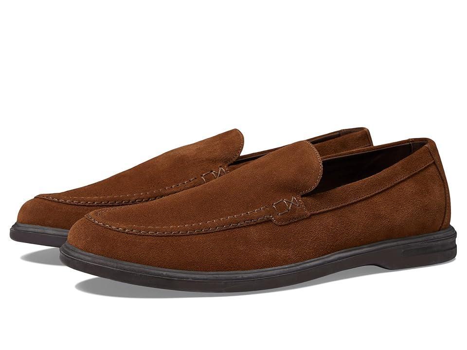 Peter Millar Excursionist Venetian Loafer (Dark Amber) Men's Shoes Product Image