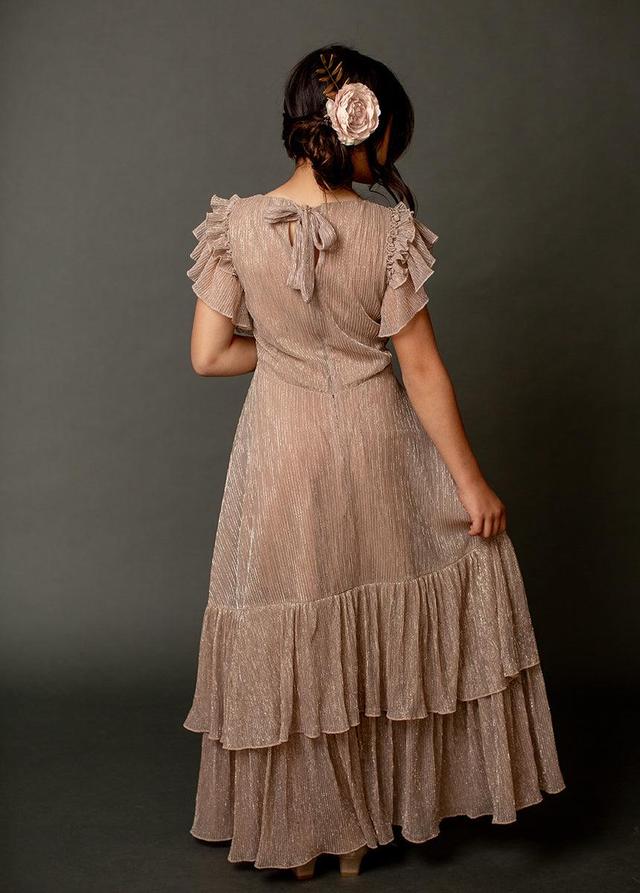 Angelina Dress in Rosegold Product Image