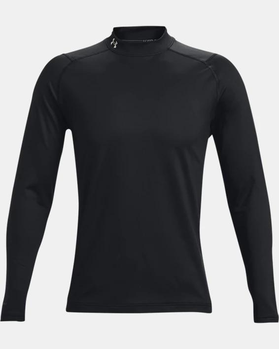 Men's ColdGear® Infrared Long Sleeve Golf Mock Product Image