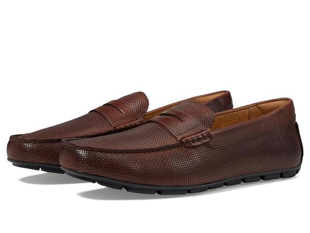 Florsheim Motor Moc Toe Penny Driver (Cognac) Men's Shoes Product Image