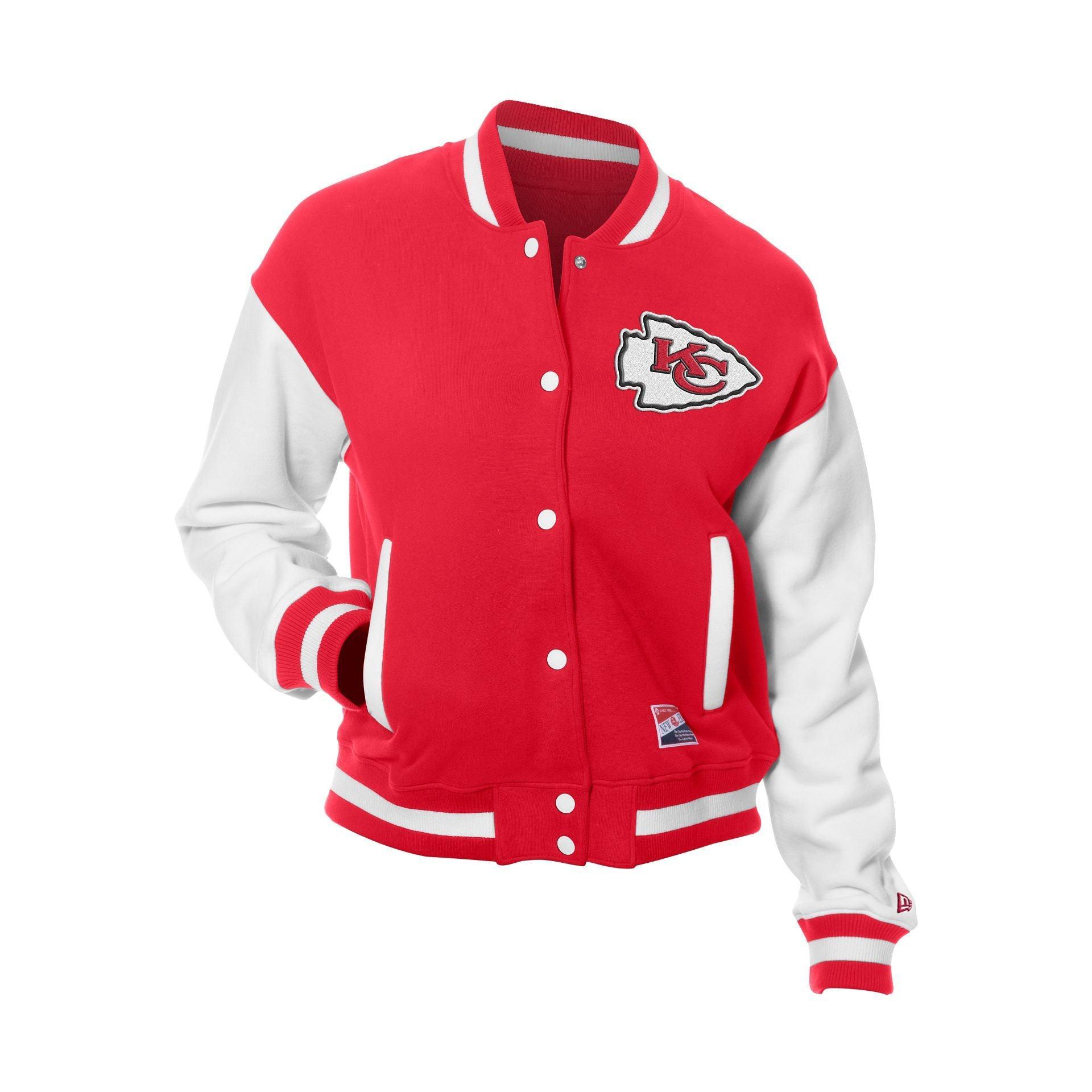 Kansas City Chiefs Throwback Fleece Women's Jacket Female Product Image